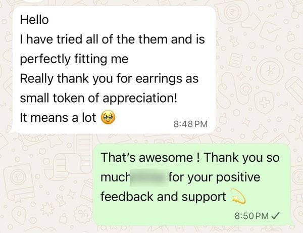 Worn by you customer photo