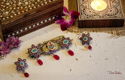 Alankaar Pink Flower Choker