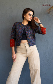 Saanjh Crop Blazer