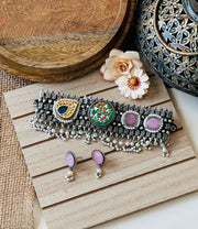 Handpainted Paan Necklace