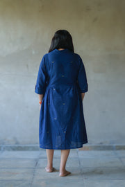 Handwoven Kala Cotton Shirt Dress - Fursat