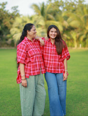 Handwoven Kala Cotton Kaftan Shirt - Rahat